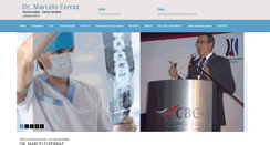 Desktop Screenshot of drmarceloferraz.com.br